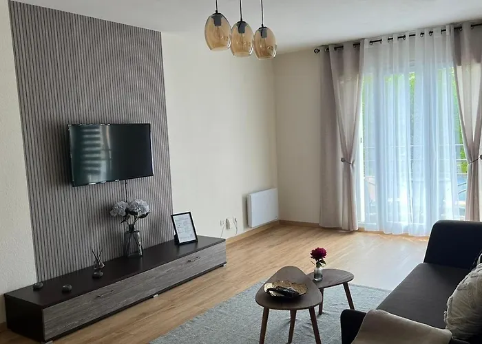 Superbe Appartement Tout Equipe, Coins Cosy A Metz Gare, 50M2, Parking Prive, Balcon, 2P
